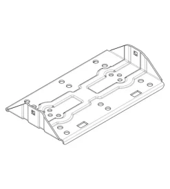 Piastra supporto braccetti grigia per n50110 per barre silenzio  n99946