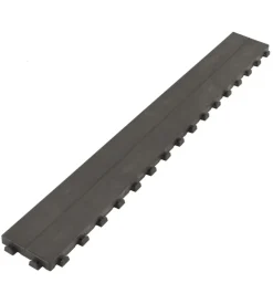 Piastrella da esterno a doga effetto legno marrone - 118x14,5x2,5 cm.