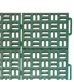 Piastrella da esterno verde drenante, 563x563x13 mm