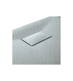 Piatto doccia effetto pietra grigio, 80x120 cm