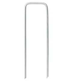 Picchetto a "u" in acciaio zincato per  prato sintetico verdemax 30 pezzi