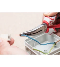 Pinza becchi curvi 3k con crimpatrice e spelafili 160 mm.