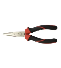 Pinza becchi semitondi dritti cromo vanadio 160 mm.