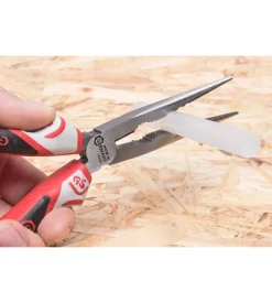 Pinza becchi semitondi dritti 3k 200 mm.