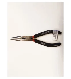 Pinzetta per elettronica becchi semitondi diritti 150 mm.