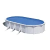 Piscina fuori terra ovale 730x375x120 cm "fidji" con filtro a sabbia, skimmer e scaletta - gre kit730eco