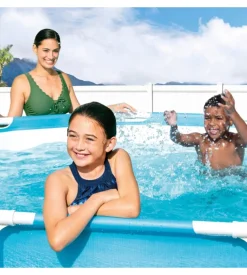 Piscina fuori terra rotonda intex "prisma frame beachside" 305x305x76 cm - cod. 28208np