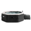 Piscina idromassaggio gonfiabile ottagonale intex "pure spa bubble e jet massage deluxe" - cod. 28462ex