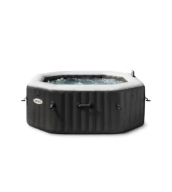 Piscina idromassaggio gonfiabile ottagonale intex "pure spa bubble e jet massage deluxe" ottagonale - cod. 28458