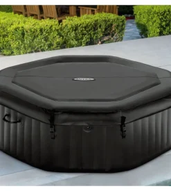 Piscina idromassaggio gonfiabile ottagonale intex "pure spa bubble e jet massage deluxe" ottagonale - cod. 28458