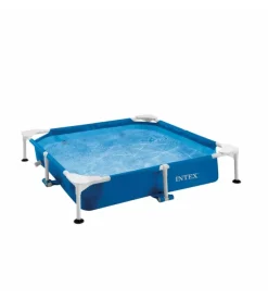 Piscina quadrata per cani intex blu 152x152x30 cm - cod. 48402np