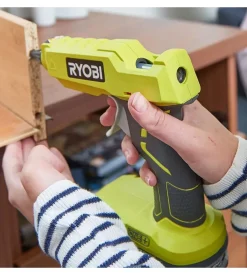 Pistola a caldo a batteria ryobi "r18glu-0" 18v, solo corpo macchina