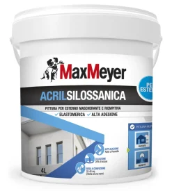 Pittura acrilsilossanica   bianco lt 4