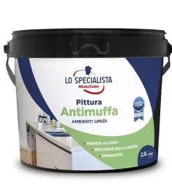 Pittura antimuffa 2,5 lt. bianco
