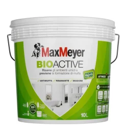 Pittura antimuffa "bioactive a+" bianco, 4 litri - max meyer
