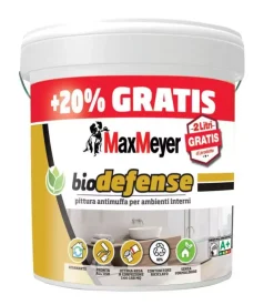 Pittura antimuffa max meyer "biodefence" bianco 12 lt