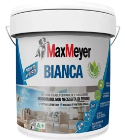Pittura bianca monomano max meyer colore bianco, 14 litri