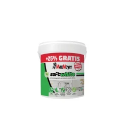 Pittura murale traspirante max meyer "soft white" bianco 5 lt
