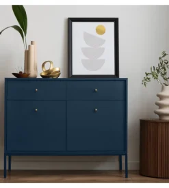 Pittura per restauro legno mobili "eco mobili" blu grigio 500 ml