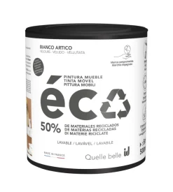 Pittura per restauro legno mobili "eco mobili" bianco artico 500 ml