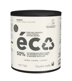 Pittura per restauro legno mobili "eco mobili" bianco scogliera 500 ml
