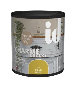 Pittura polverosa opaca per restauro mobili "charme" sole 500 ml