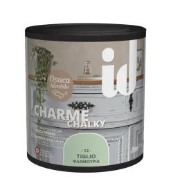 Pittura polverosa opaca per restauro mobili "charme" tiglio 500 ml