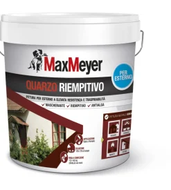 Pittura quarzo riempitivo antialga bianco 14 lt - max meyer