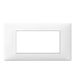 Placca 4m bianco plana - vimar.