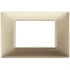 Placca 3m champagne opaco plana - vimar.