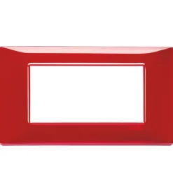 Placca 4m reflex rubino - vimar