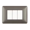 Placca 3p iron matix am4803mir - bticino