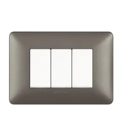 Placca 3p iron matix am4803mir - bticino