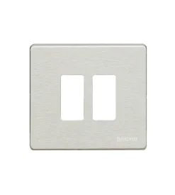 Placca 2p scatola tonda oxidal magic - bticino.