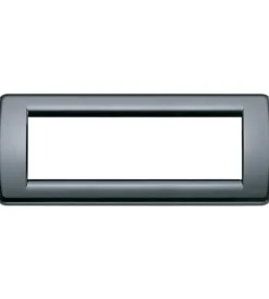 Placca rondò 6m grigio grafite - vimar