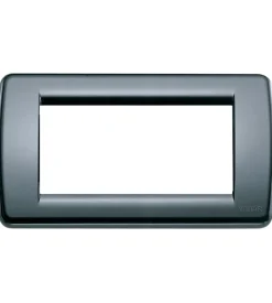 Placca rondò 4m grigio grafite idea - vimar