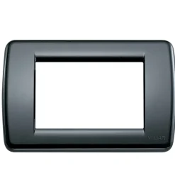 Placca rondo 3m grigio grafite - vimar.