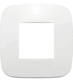 Placca round 2m bianco arké - vimar