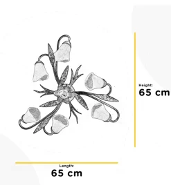 Plafoniera 6 luci onli 