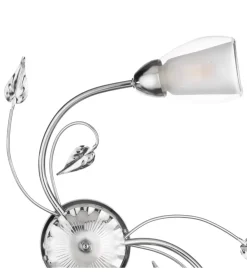 Plafoniera 3 luci onli "liliana" cromo e14