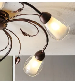 Plafoniera 5 luci onli 