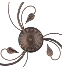 Plafoniera 3 luci onli "liliana" bronzo e14