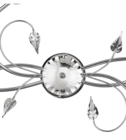 Plafoniera 6 luci onli "liliana" cromo e14