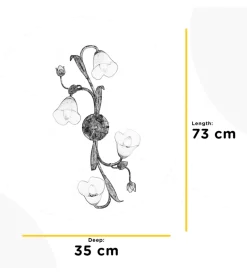 Plafoniera 4 luci onli 