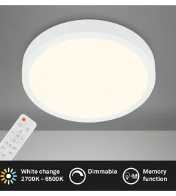 Plafoniera a led runa - led cct bianco- d. 38 cm