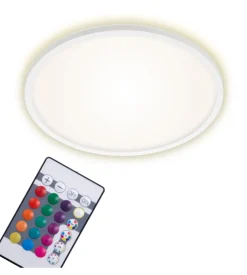 Plafoniera a led slim- led rgb bianco - d. 42 cm
