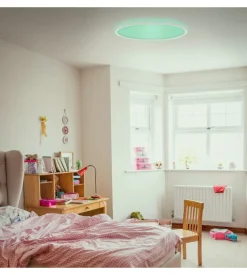 Plafoniera a led slim- led rgb bianco - d. 42 cm