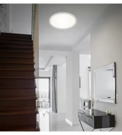 Plafoniera a led slim- led cct bianco - d. 42 cm