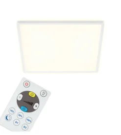 Plafoniera a led slim- led cct bianco - 42x42 cm