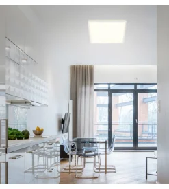 Plafoniera a led slim- led cct bianco - 42x42 cm